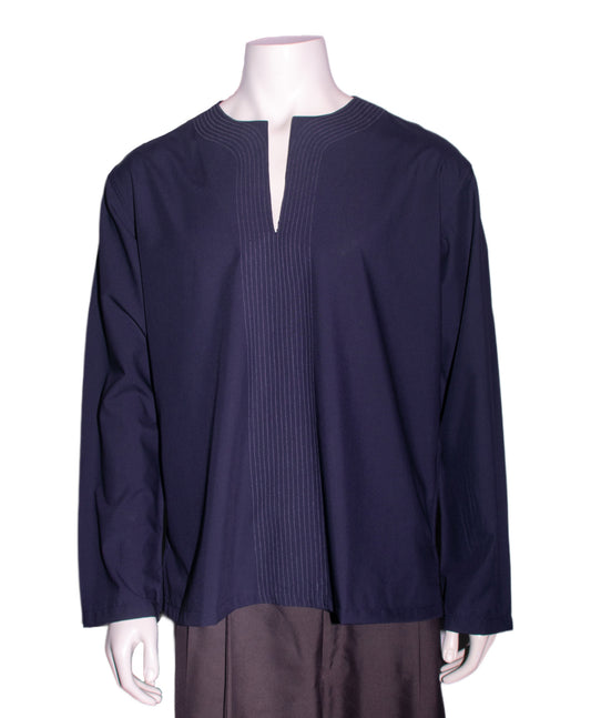 10 - V Neck Navy Blue